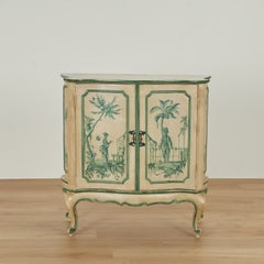 Vintage Italian Chinoiserie Decorated Cabinet