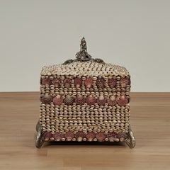 Large Vintage Seashell Clad Box with Crustaceans by Maitland Smith