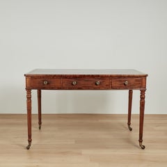 Antique English Georgian Leather top Desk