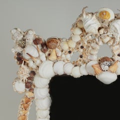 Large Shell Encrusted Grotto Style Wall Mirror