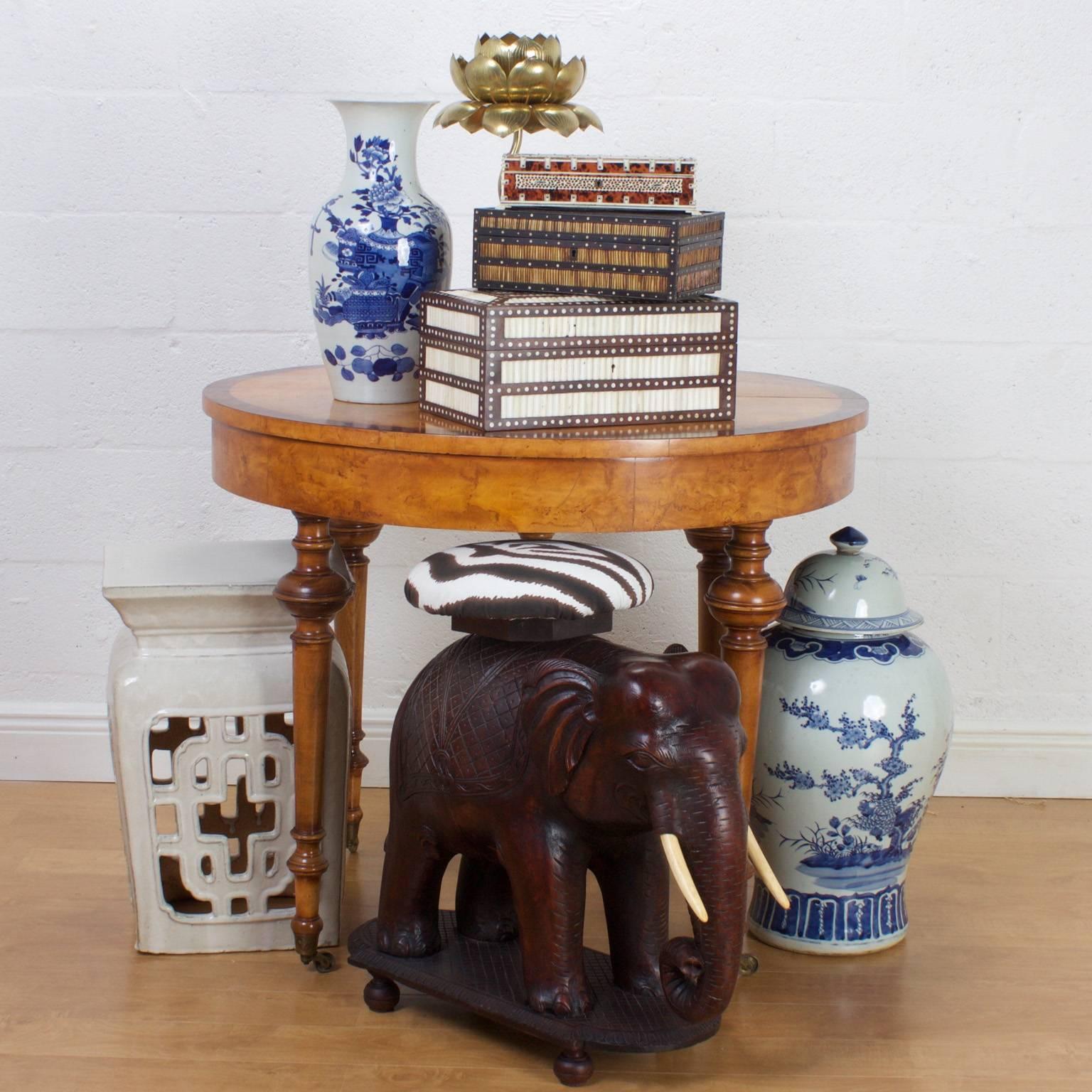 19th Century Antique Porcupine Quill Box