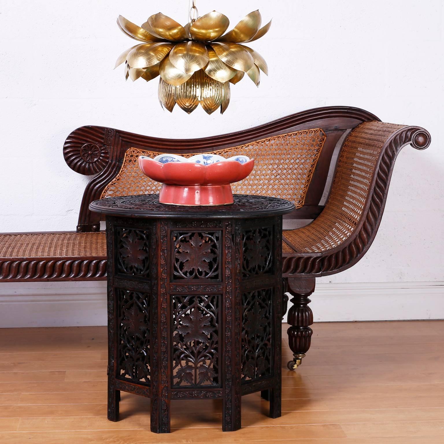  Pair of Carved Anglo Indian End Tables or Stands 4
