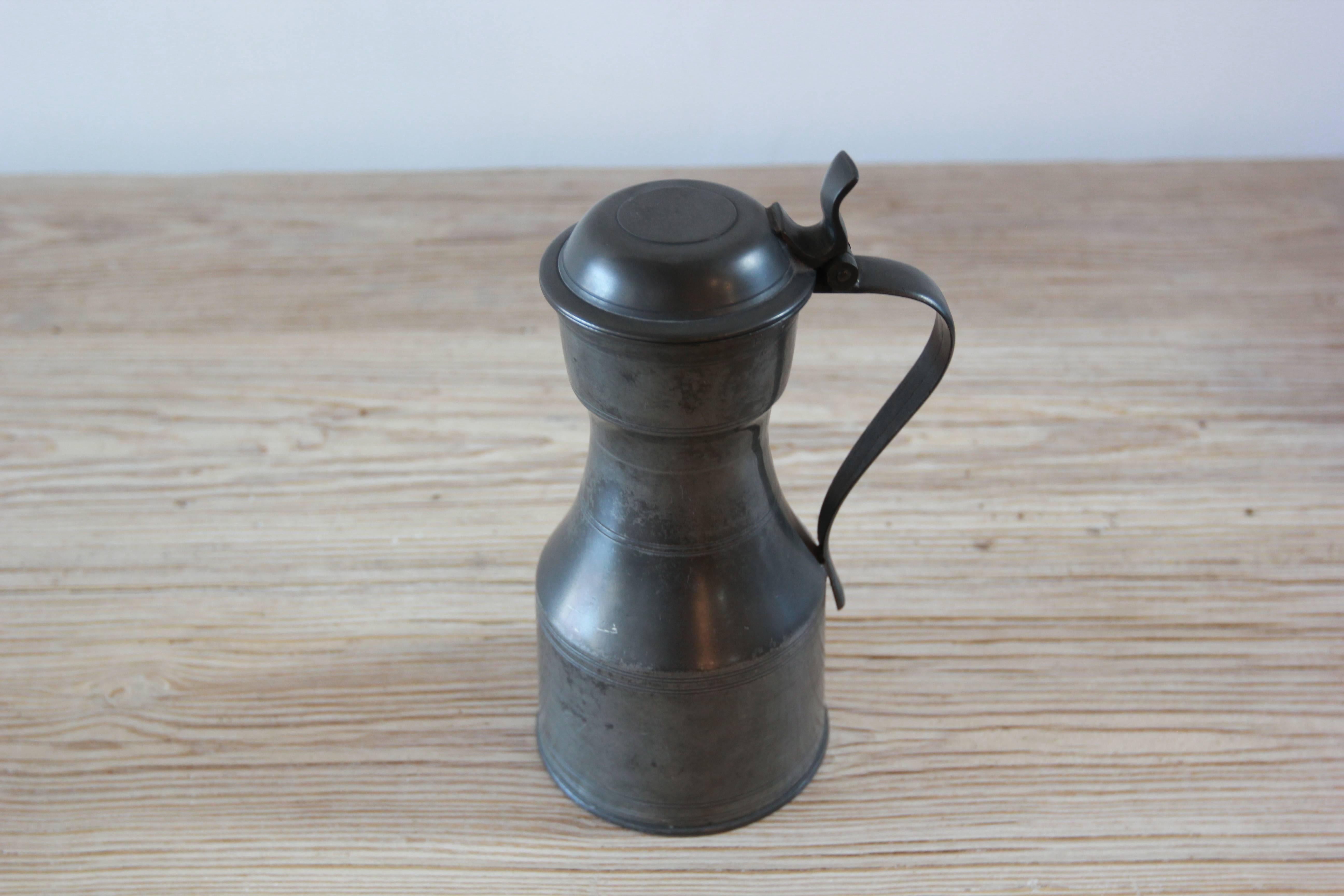 Rustic Various Pewter Steins 