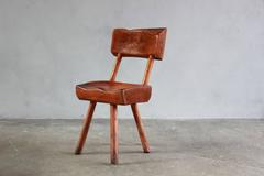 Set of Four Rustic Log Chairs