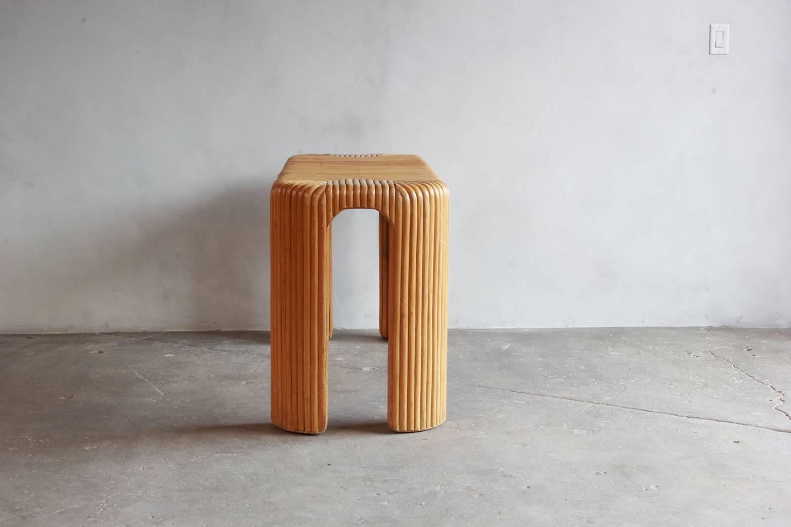 Four Legged Bamboo Console Table 3