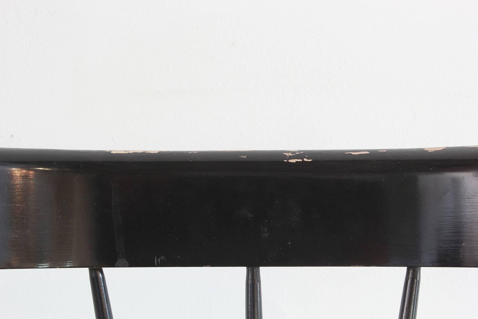 Paul McCobb Black Painted Spindle Chair 1