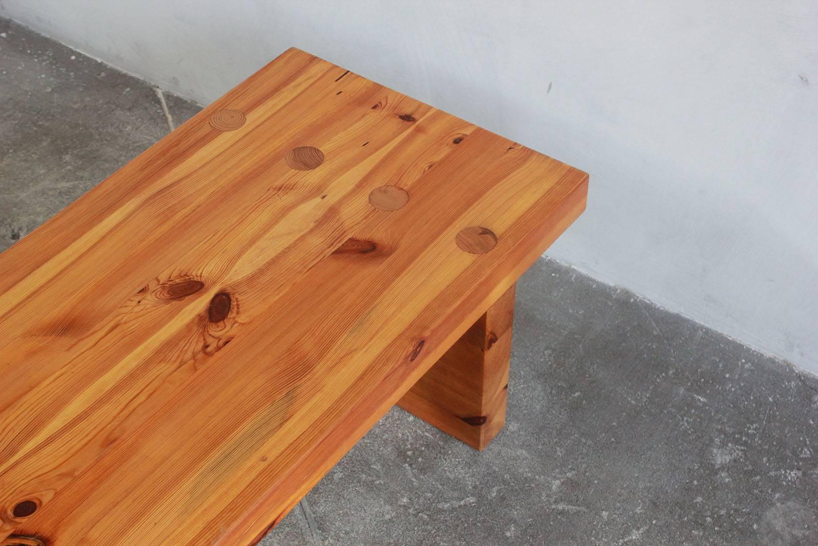 Low and Long Pine Table 1