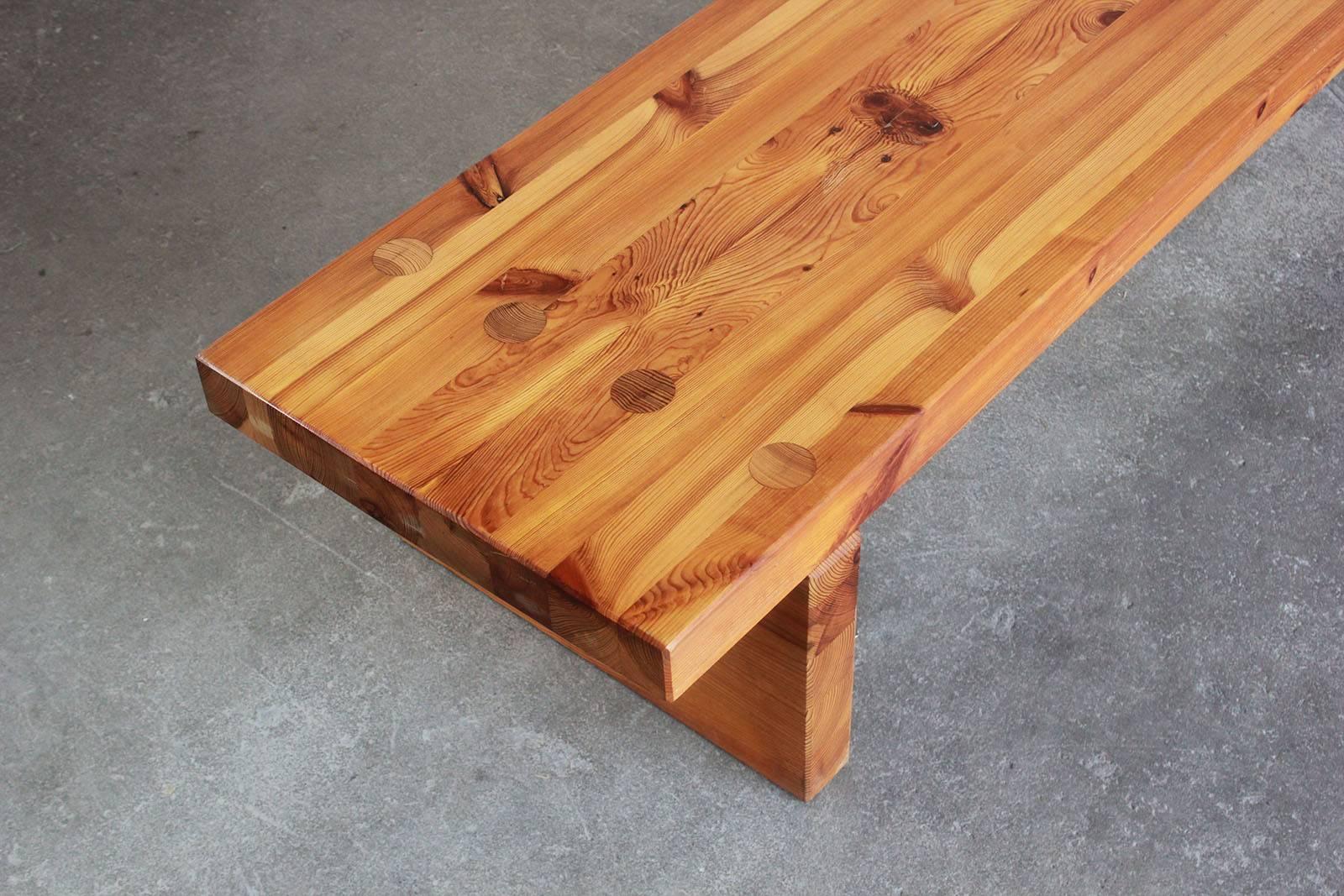 Low and Long Pine Table 3