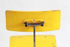 Chaise de bureau style Kevi jaune