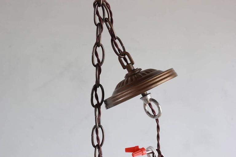 Wooden Rustic Pendant at 1stdibs