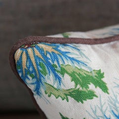 NK Collection Linen Thistle Pillow