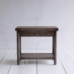 NK Collection White Oaks Single Drawer Nightstand finished in Smoked Oak