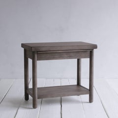 NK Collection White Oaks Single Drawer Nightstand Finished in Smoked Oak