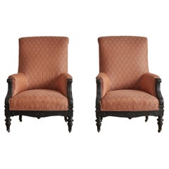 Antique Pair of 19th Century Arm Chairs