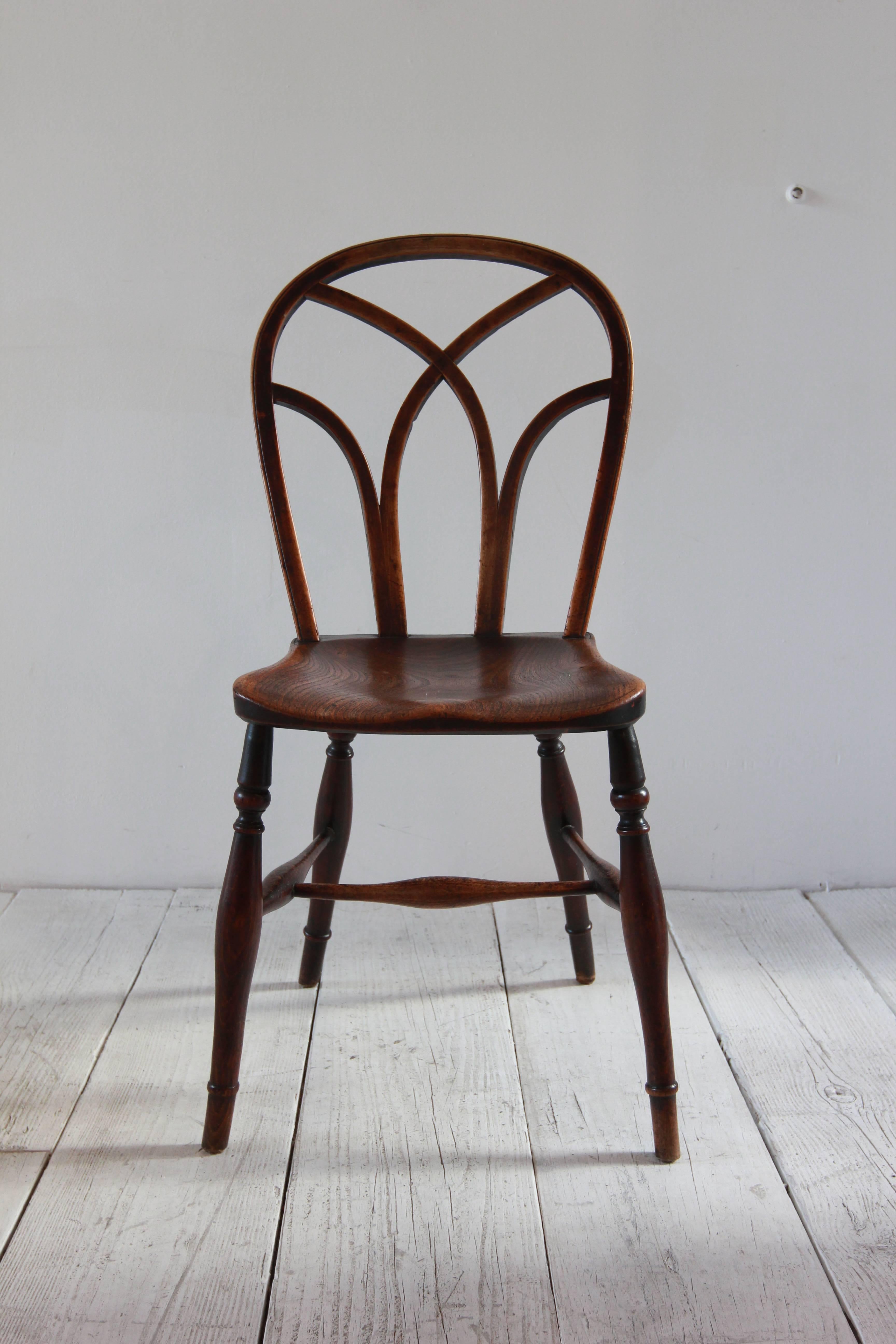 Set of Ten Farmhouse Style Dining Chairs In Distressed Condition In Los Angeles, CA