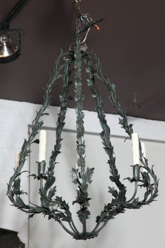Todd Alexander Romano Louis XV Style "Twig & Vine" Five-Light  Chandelier