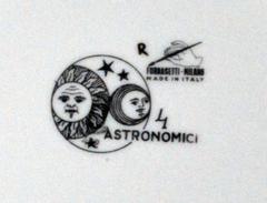 Piero Fornasetti Astronomici Plate, #4 in Series