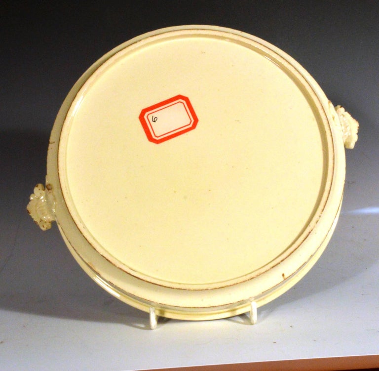 Creamware Hot Water Plate, circa 17851800 at 1stDibs