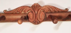 Antique Wood Horse Tack Rack, Late 19th Century