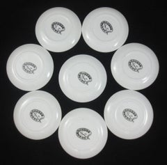 Set of Eight Midcentury Bucciarelli Musical Coasters, circa 1960