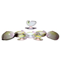 Regency Wedgwood Nautilus Pearlware Seashell Dessert Service