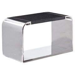 Stanley Jay Friedman for Brueton Steel and Granite "Eclipse" Low Table