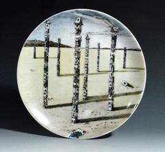 Piero Fornasetti Citta di Carte City of Cards Plates in Complete Set of 12