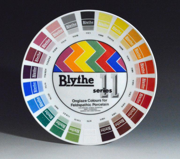 Blythe Factory Artist Color Porcelain Sample Plates '4' 1