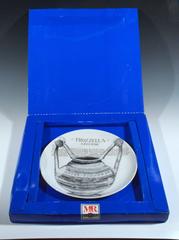 Piero Fornasetti Porcelain Martini & Rossi Plate and Original Large Box