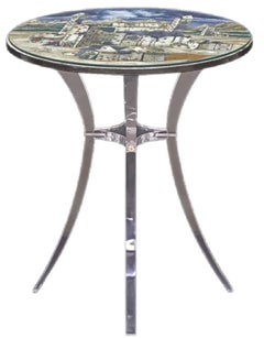 Fornasetti House of Cards Città di Carte Side Table, Numbered 4/6, 1990
