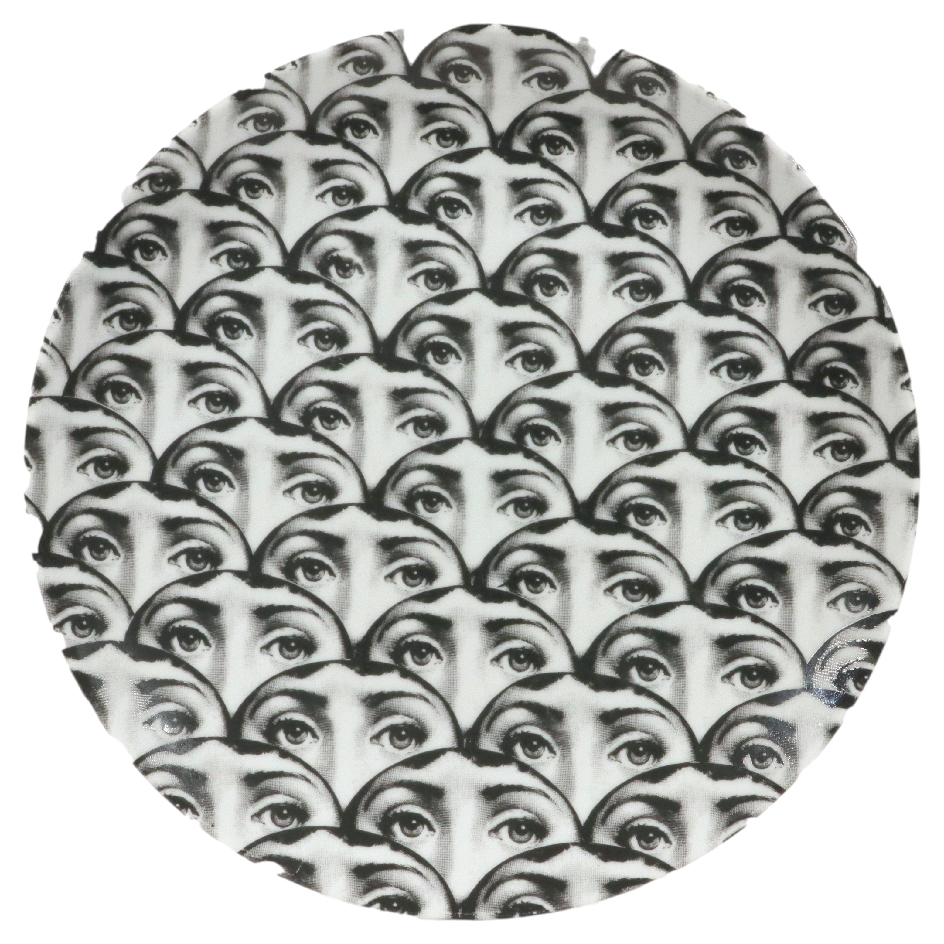 Piero Fornasetti Porcelain Plate Tema e Variazioni No. 224, Lina Cavalieri