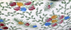 Old Hall Earthenware Shell Pattern Polychrome Tazza or Comport, Victorian