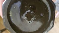 English Copeland and Garrett Pottery Black Masked Jug with Blue Dot Decoration