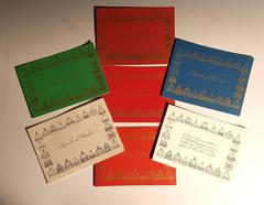 Vintage Piero Fornasetti Set of Six Plates of Church Domes, Cupole d'Italia