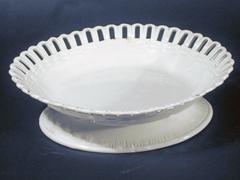 Spode Plain Creamware Footed Fruit Tazza.