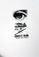 Vintage Fornasetti Plate Tema E Variazioni #106 of Lina Cavalieri