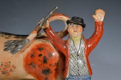 Large Staffordshire Bull-Baiting Group