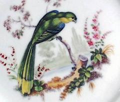 Antique London-Decorated Paris Porcelain Plate Probably by Thomas Randall