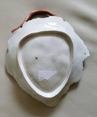 First Period Worcester Porcelain Leaf Dish
