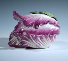 Chelsea Porcelain Trompe L'oeil Tureen in the Form of a Parrot Tulip, Red Anchor