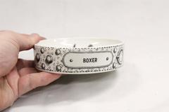 Vintage Piero Fornasetti Boxer Dog Porcelain Ashtray, 1950s-1960s