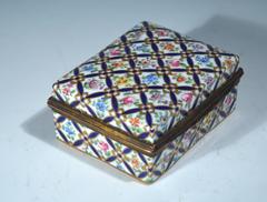 Mounted French Porcelain Box and Cover