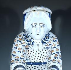 Northern French Faience Character Toby Jugs, Lille