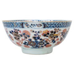Chinese Export Porcelain Amsterdams Bont Bowl, Dutch Decorated Imari, Circa 1730