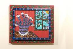 21st Century Sarah Rakes Folk Art Painting