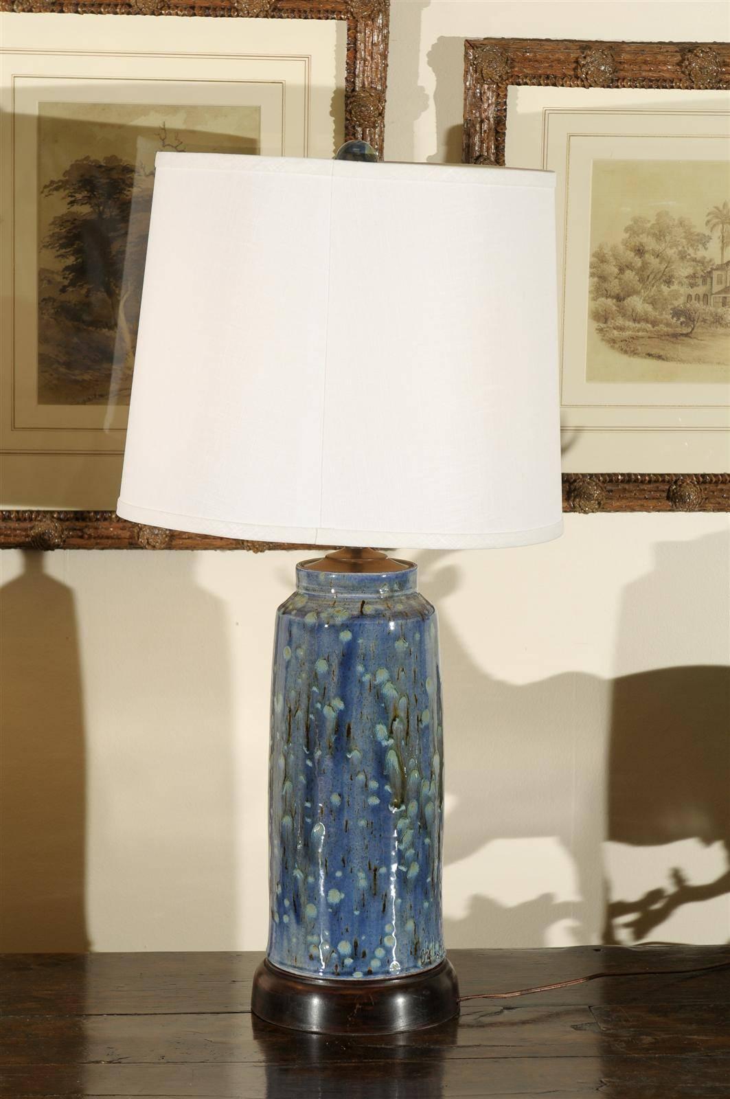 American Pair of Charlie West Table Lamps