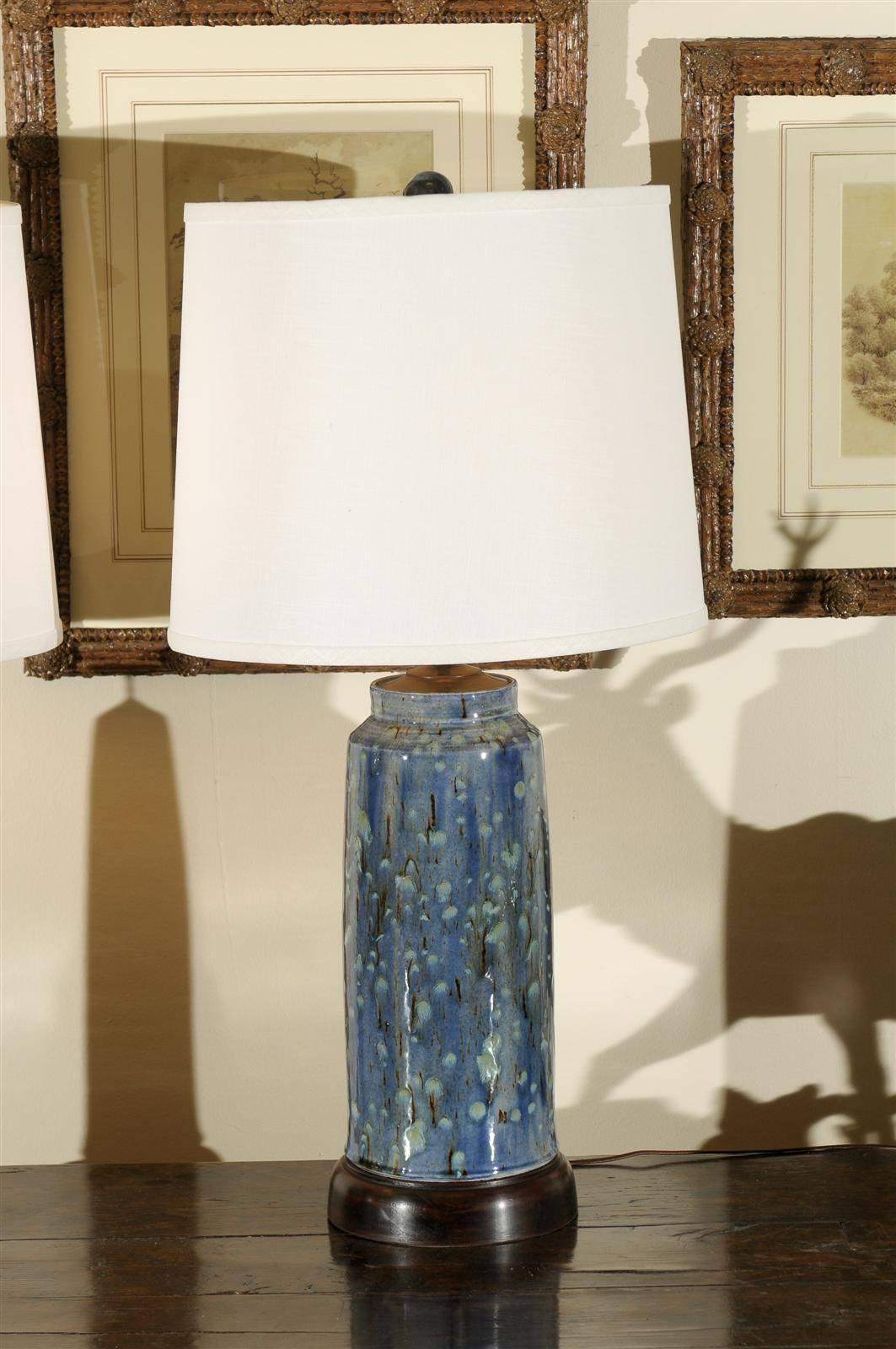 Pair of Charlie West Table Lamps In Excellent Condition In Atlanta, GA