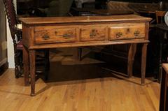 Queen Anne Pine Server, circa 1820-1850