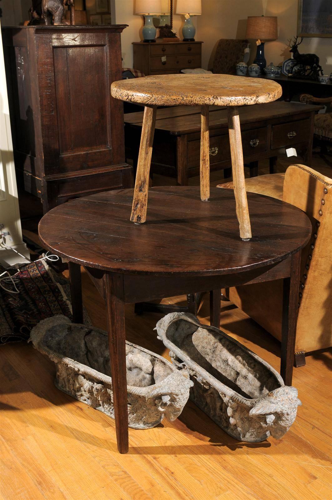 Country 18th Century Sycamore Primitive Table