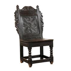 English 18th Century Wood Side Chair